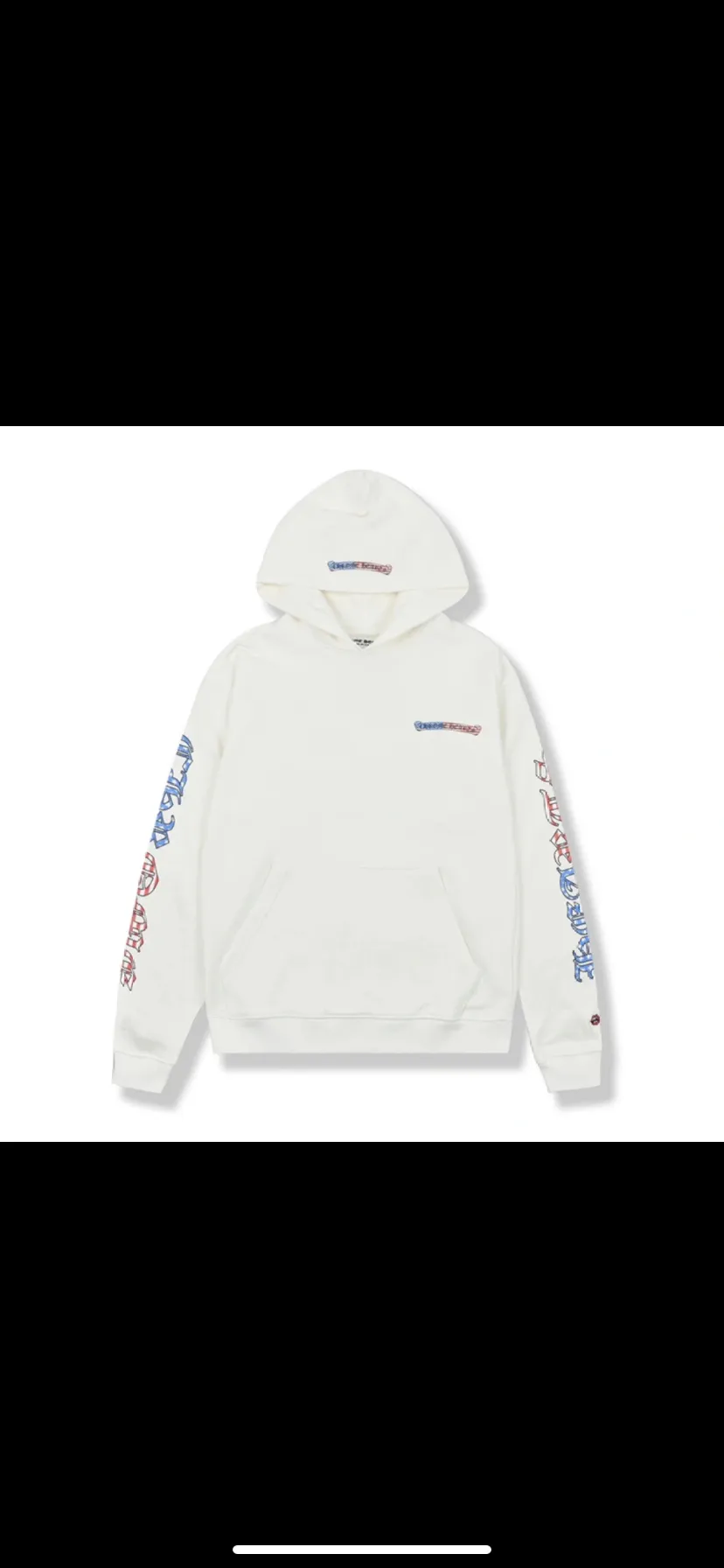 M21—P210 -Chrome Hearts/Chrome Hearts printed sweatshirt cardigan jacket -420 grams of high-density, high-quality wool, soft, delicate and skin-friendly, soft and silky to the touch, warm and skin-friendly -The hardware zipper accessories are all customized and full of details -Colour: black white -Size: S M L XL